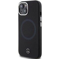 Mercedes Liquid Silicon Bicolor MagSafe Case for iPhone 15 Pro Max Black цена и информация | Чехлы для телефонов | kaup24.ee