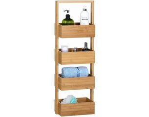 бамбуковый книжный шкаф цена и информация | Шкафчики для ванной | kaup24.ee