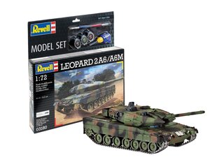 Revell - Leopard 2A6/A6M подарочный набор, 1/72, 63180 цена и информация | Конструкторы и кубики | kaup24.ee