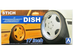 Комплект колес Aoshima Stich Zauber Dish 17", 1/24, 06117 цена и информация | Склеиваемые модели | kaup24.ee