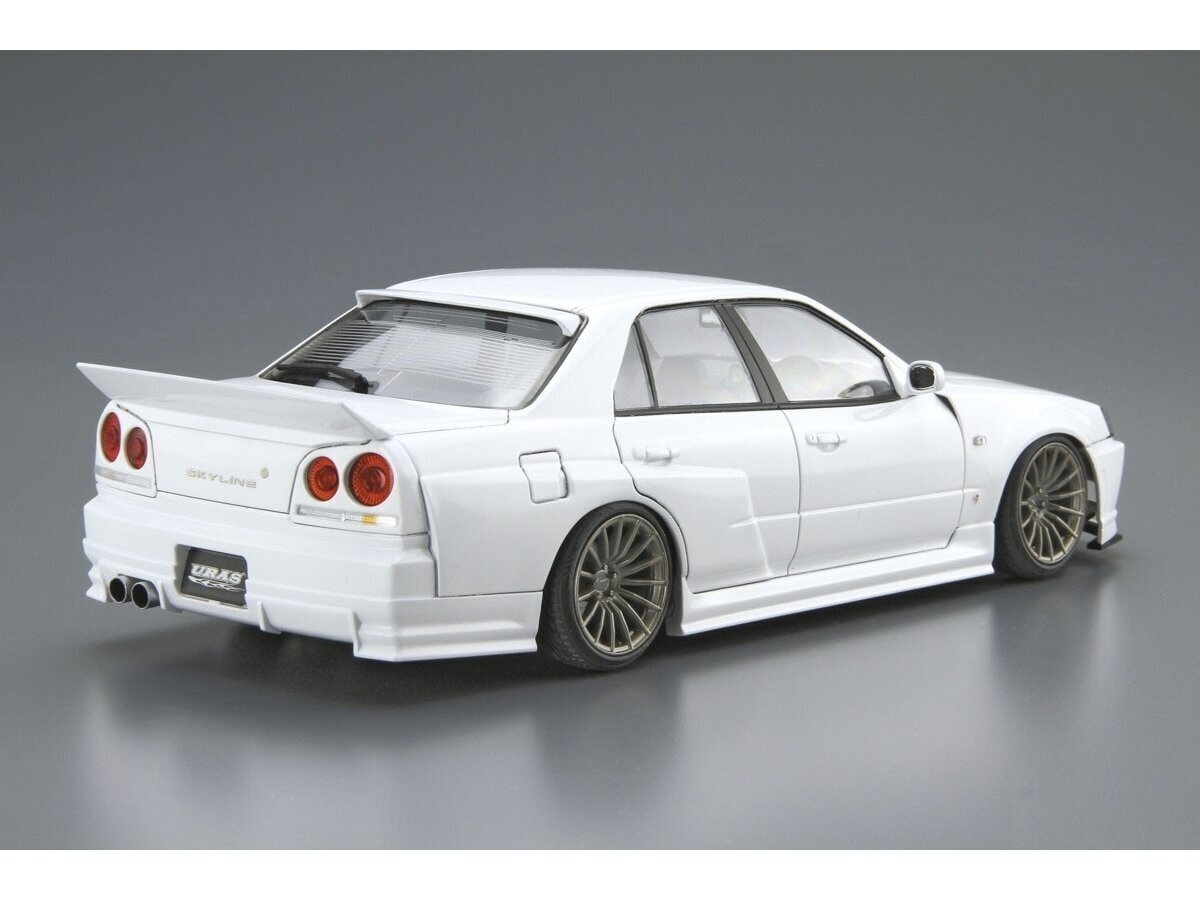 Aoshima - Nissan Skyline URAS Type-R ER34, 1/24, 05534 hind ja info | Liimitavad mudelid | kaup24.ee