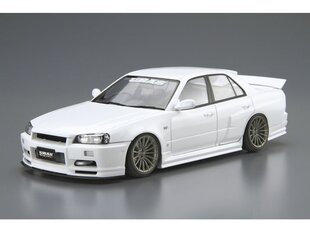 Aoshima - Nissan Skyline URAS Type-R ER34, 1/24, 05534 цена и информация | Склеиваемые модели | kaup24.ee