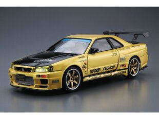 Aoshima - Top Secret BNR34 Nissan Skyline GT-R '02, 1/24, 05984 цена и информация | Склеиваемые модели | kaup24.ee