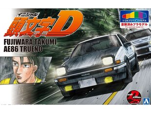 Aoshima - Initial D Fujiwara Takumi AE86 Toyota Sprinter Trueno "Project D" Pre-painted, 1/24, 06198 цена и информация | Склеиваемые модели | kaup24.ee