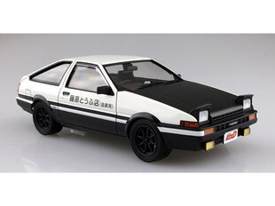 Aoshima - Initial D Fujiwara Takumi AE86 Toyota Sprinter Trueno "Project D" Pre-painted, 1/24, 06198 цена и информация | Склеиваемые модели | kaup24.ee