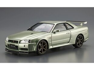 Сборная пластиковая модель. Aoshima - Nissan BNR34 Skyline GT-R V-specII Nür. '02, 1/24, 06275 цена и информация | Склеиваемые модели | kaup24.ee