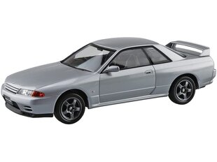 Сборная пластиковая модель. Aoshima - The Snap Kit Nissan R32 Skyline GT-R / Spark Silver, 1/32, 06356 цена и информация | Конструкторы и кубики | kaup24.ee