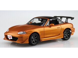 Сборная пластиковая модель. Aoshima - Initial D Mazda MX-5 NB8C Roadster Omiya Satoshi Ver., 1/24, 06418 цена и информация | Склеиваемые модели | kaup24.ee