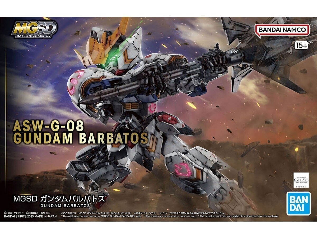 Bandai - MGSD ASW-G-08 Gundam Barbatos Iron-Blooded Orphans, 65699 цена и информация | Poiste mänguasjad | kaup24.ee