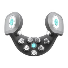 SKG G7 Pro-E neck massager with red light therapy and compress - gray цена и информация | Массажеры | kaup24.ee