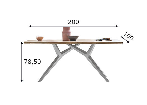 Söögilaud Tables&Co, pruun hind ja info | Köögi- ja söögilauad | kaup24.ee