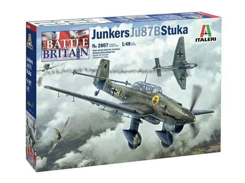 Konstruktor Italeri Junkers Ju87B Stuka 2807 цена и информация | Liimitavad mudelid | kaup24.ee