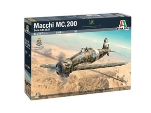 Сборная пластиковая модель. Italeri - Macchi C.200 Serie XXI-XXIII, 1/48, 2767 цена и информация | Склеиваемые модели | kaup24.ee