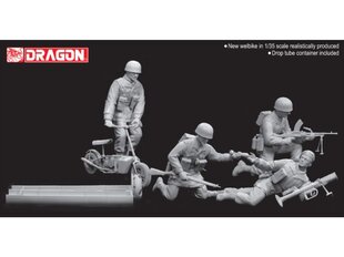 Kokkupandav mudel Dragon Red Devils w/Welbike and Drop Tube Container Arnhem 1944, 1/35, 6585 hind ja info | Klotsid ja konstruktorid | kaup24.ee