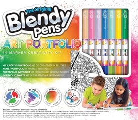 Loomingukomplekt Portfolio Blendy Pens hind ja info | Kunstitarbed, voolimise tarvikud | kaup24.ee