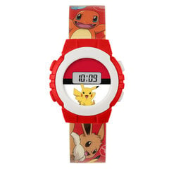 POKEMON дигитальные часы на руку, красные цена и информация | Аксессуары для детей | kaup24.ee