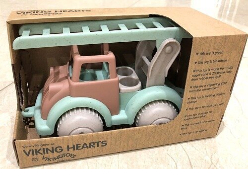 Tuletõrjeauto kinkekarbis Viking Toys Hearts, 22 cm цена и информация | Imikute mänguasjad | kaup24.ee