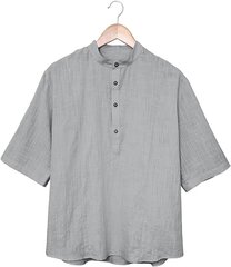 Мужская хлопковая футболка Elegancity, серая цена и информация | Мужские рубашки | kaup24.ee