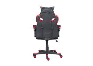 Игровое кресло Interlink Devel, красный/черный цена и информация | Офисные кресла | kaup24.ee