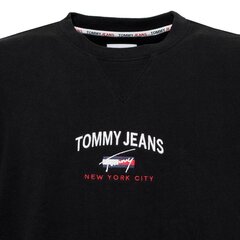 Tommy Jeans dressipluus meestele 8720113465726, must hind ja info | Meeste pusad | kaup24.ee