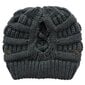Talvine kork poni jaoks - hall HD-56871 hind ja info | Tüdrukute mütsid, sallid, kindad | kaup24.ee