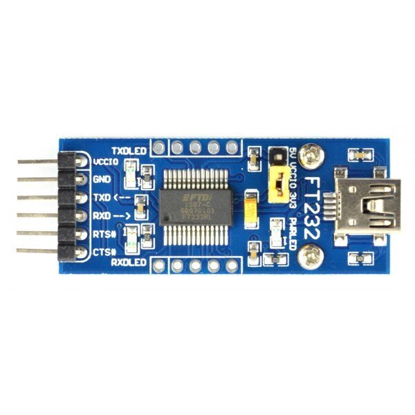 FTDI FT232RL USB-UART-miniUSB цена и информация | Robootika, konstruktorid ja tarvikud | kaup24.ee