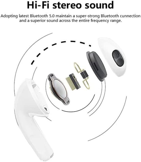 Generic Pro 6 juhtmevabad Bluetooth 5.1 kõrvaklapid, must hind ja info | Kõrvaklapid | kaup24.ee