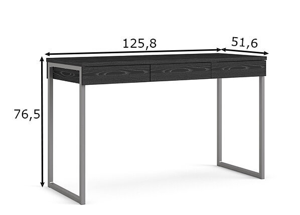 Kirjutuslaud Function Plus, must hind ja info | Arvutilauad, kirjutuslauad | kaup24.ee