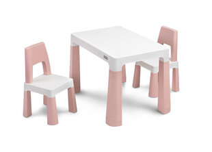 3-osaline lastemööblikomplekt Toyz Monti, roosa цена и информация | Детские столы и стулья | kaup24.ee