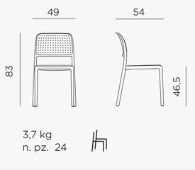 Tool Nardi Bora, pruun hind ja info | Aiatoolid | kaup24.ee