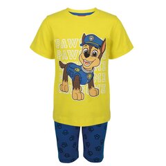 Pidžaama poistele Paw Patrol, kollane/sinine hind ja info | Poiste hommikumantlid ja pidžaamad | kaup24.ee