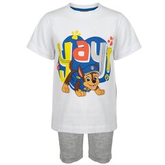 Paw Patrol Pidžaama, valge/hall, 92 hind ja info | Poiste hommikumantlid ja pidžaamad | kaup24.ee