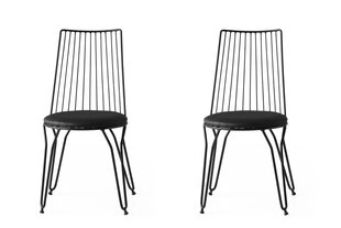 Комплект из 2 стульев Kalune Design Ada 276 V2, черный цена и информация | Стулья для кухни и столовой | kaup24.ee