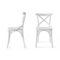 Komplektis 2 tooli Kalune Design Albero 19, valge hind ja info | Söögitoolid, baaritoolid | kaup24.ee