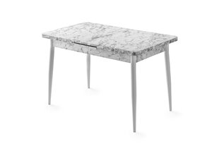 Обеденный стол Asir Ay 1183, серый/белый цена и информация | Кухонные и обеденные столы | kaup24.ee