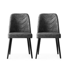 комплект из 2 стульев Kalune Design Dallas 527 V2, серый цена и информация | Стулья для кухни и столовой | kaup24.ee