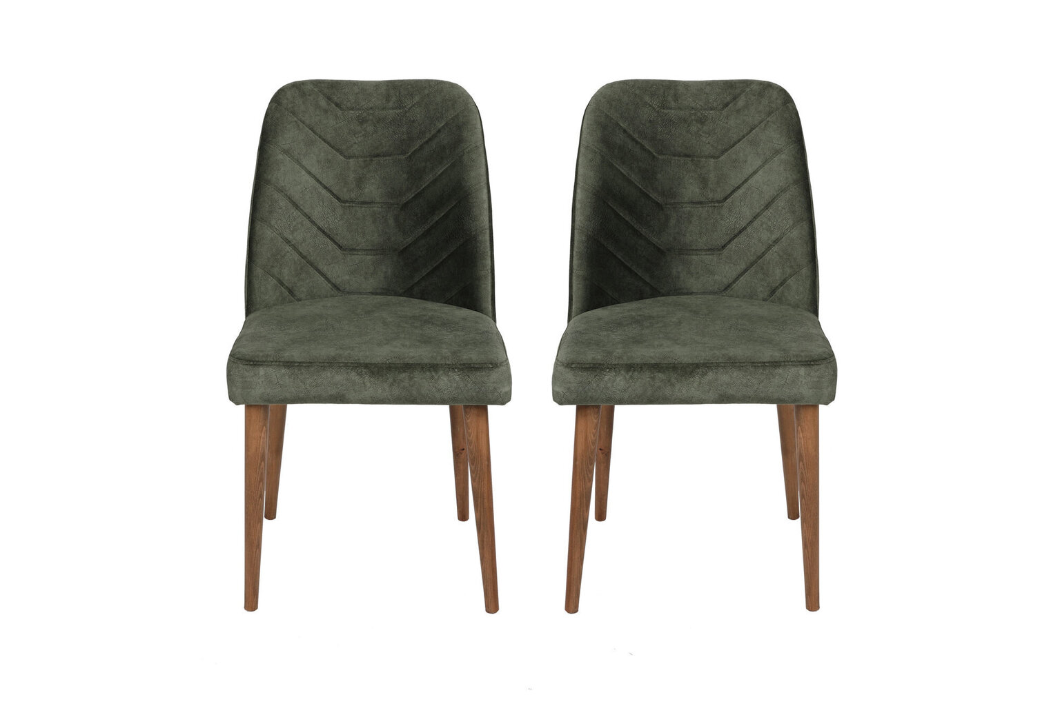 2 tooliga komplekt Kalune Design Dallas 558 V2, roheline цена и информация | Söögitoolid, baaritoolid | kaup24.ee