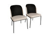 2-tooliline komplekt Kalune Design Dore 145 V2, must/valge hind ja info | Söögitoolid, baaritoolid | kaup24.ee