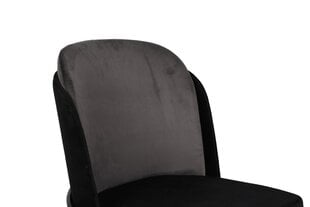 4 tooli komplekt Kalune Design Dore 150 V4, must/hall цена и информация | Стулья для кухни и столовой | kaup24.ee