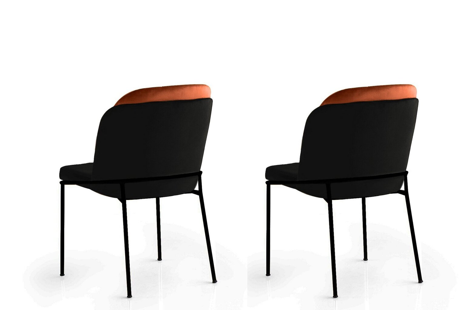 2-tooliline komplekt Kalune Design DR 147 V2, must hind ja info | Söögitoolid, baaritoolid | kaup24.ee