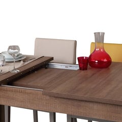 Обеденный стол Asir Huqqa, коричневый цена и информация | Кухонные и обеденные столы | kaup24.ee