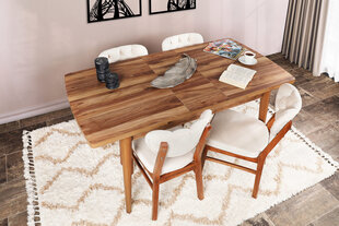 Обеденный стол Asir Inci 1141, коричневый цена и информация | Кухонные и обеденные столы | kaup24.ee