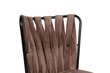 4 tooli komplekt Kalune Design Kusakli 233 V4, pruun/must цена и информация | Söögitoolid, baaritoolid | kaup24.ee
