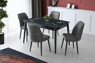 Обеденный стол Asir Lotus - 1121, черный цена и информация | Кухонные и обеденные столы | kaup24.ee