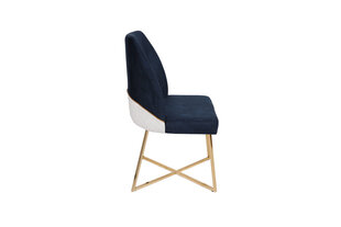 комплект из 4 стульев Kalune Design Madrid 908 V4, синий цена и информация | Стулья для кухни и столовой | kaup24.ee