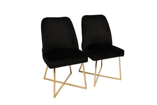 Комплект из 2 стульев Kalune Design Madrid 911 V2, черный цена и информация | Стулья для кухни и столовой | kaup24.ee