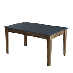 Обеденный стол Asir Milan 513, коричневый/черный цена и информация | Кухонные и обеденные столы | kaup24.ee