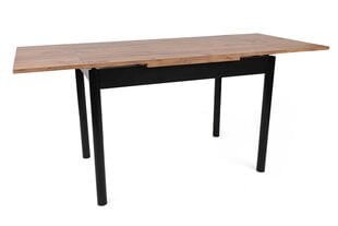 Обеденный стол Asir Polo - 1303, коричневый/черный цена и информация | Кухонные и обеденные столы | kaup24.ee