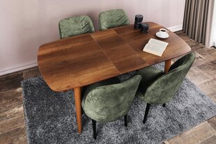 Обеденный стол Asir Retro 1191, коричневый цена и информация | Кухонные и обеденные столы | kaup24.ee