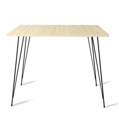 Обеденный стол Asir Sandalf Square, коричневый цена и информация | Кухонные и обеденные столы | kaup24.ee